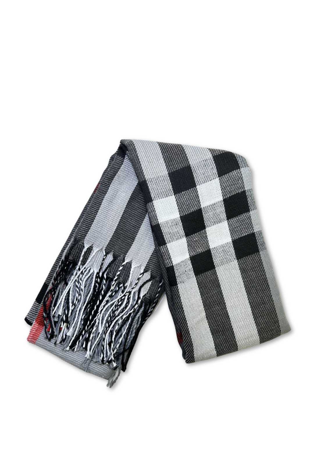 Unisex Plaid Scarf