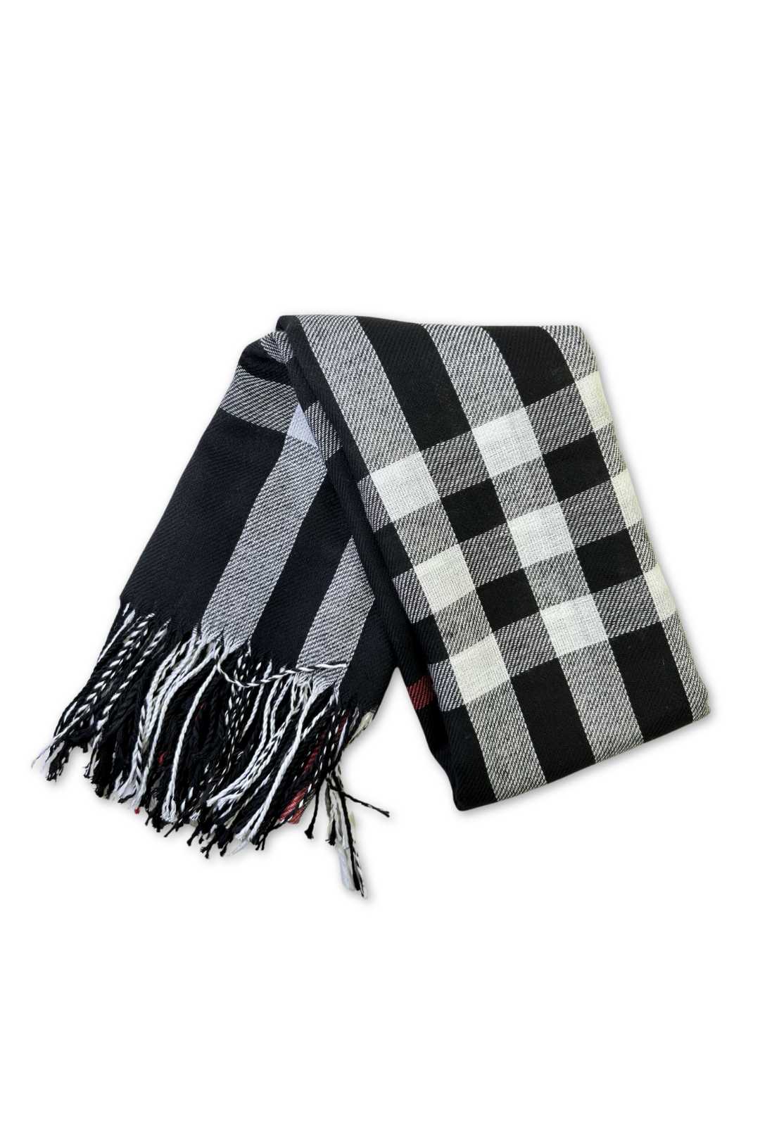 Unisex Plaid Scarf