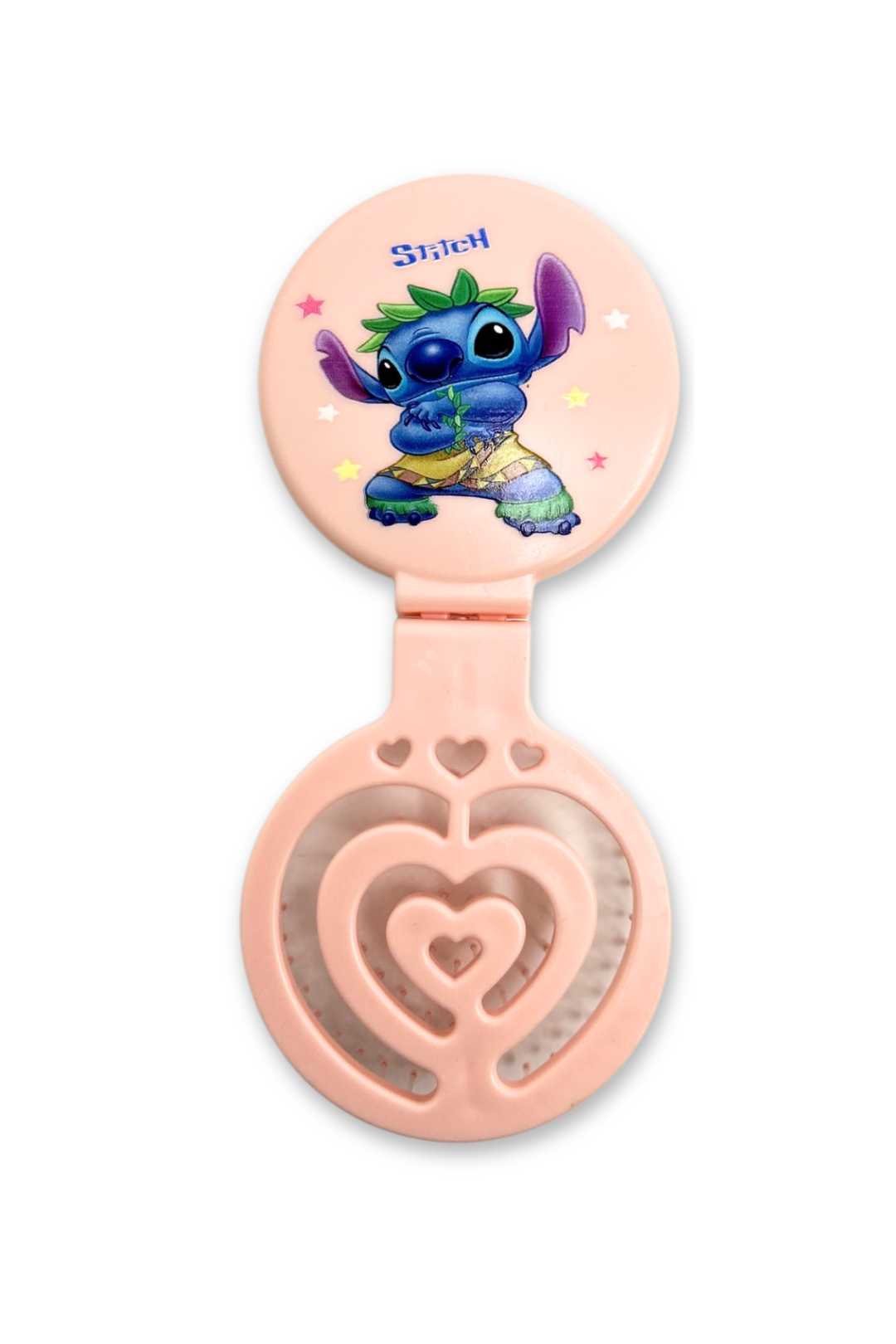 6300 Stitch 2 in 1 Compact Mirror and Hairbrush