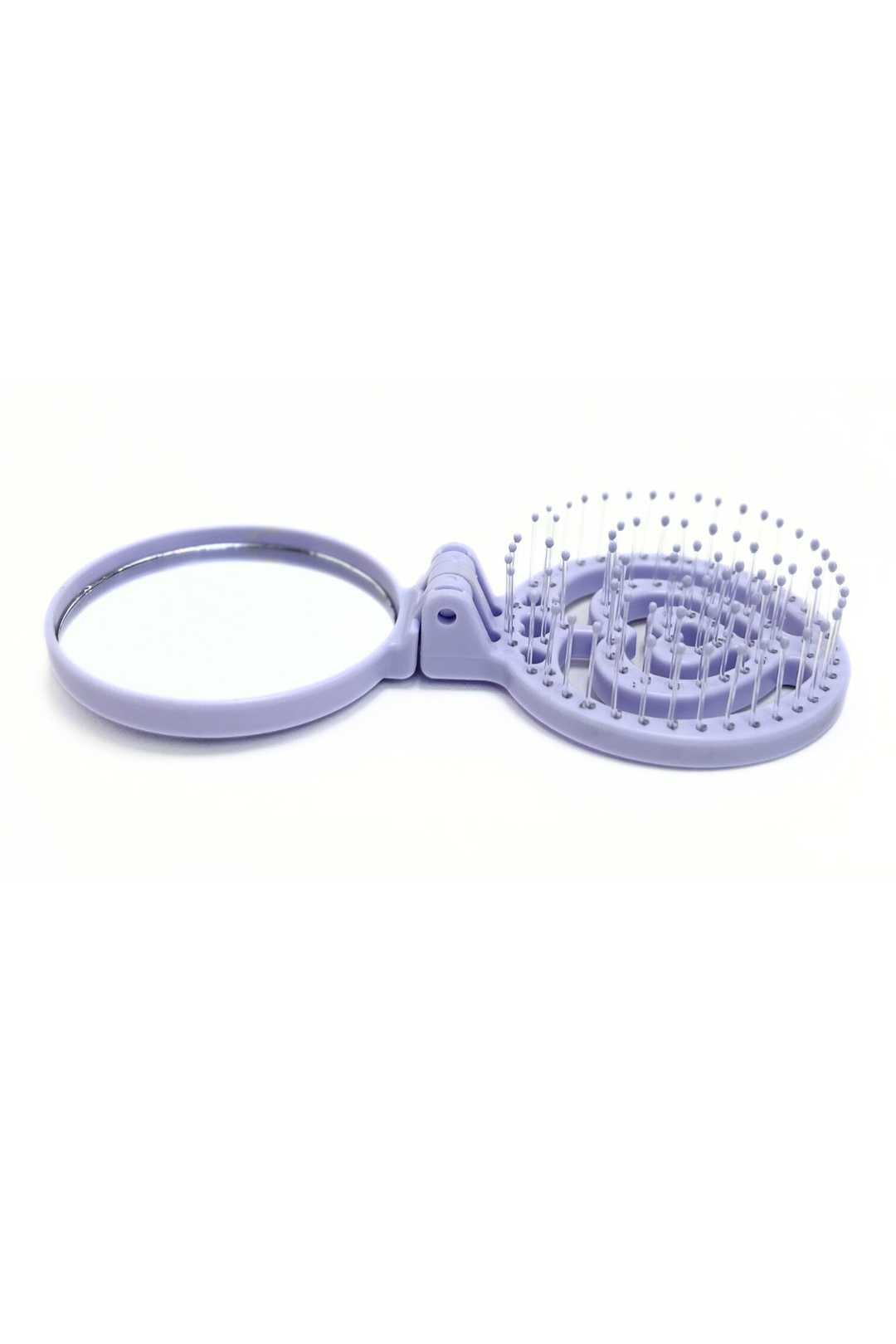 6300 Stitch 2 in 1 Compact Mirror and Hairbrush