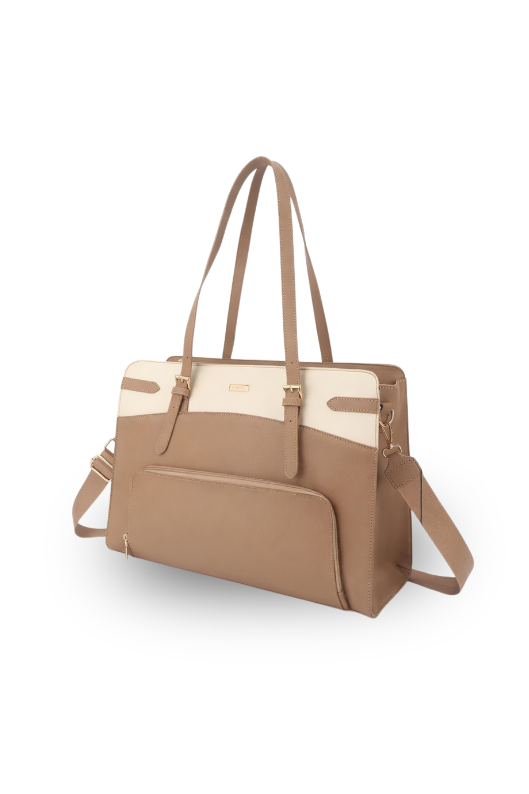 Dual-Tone Structured Work Tote