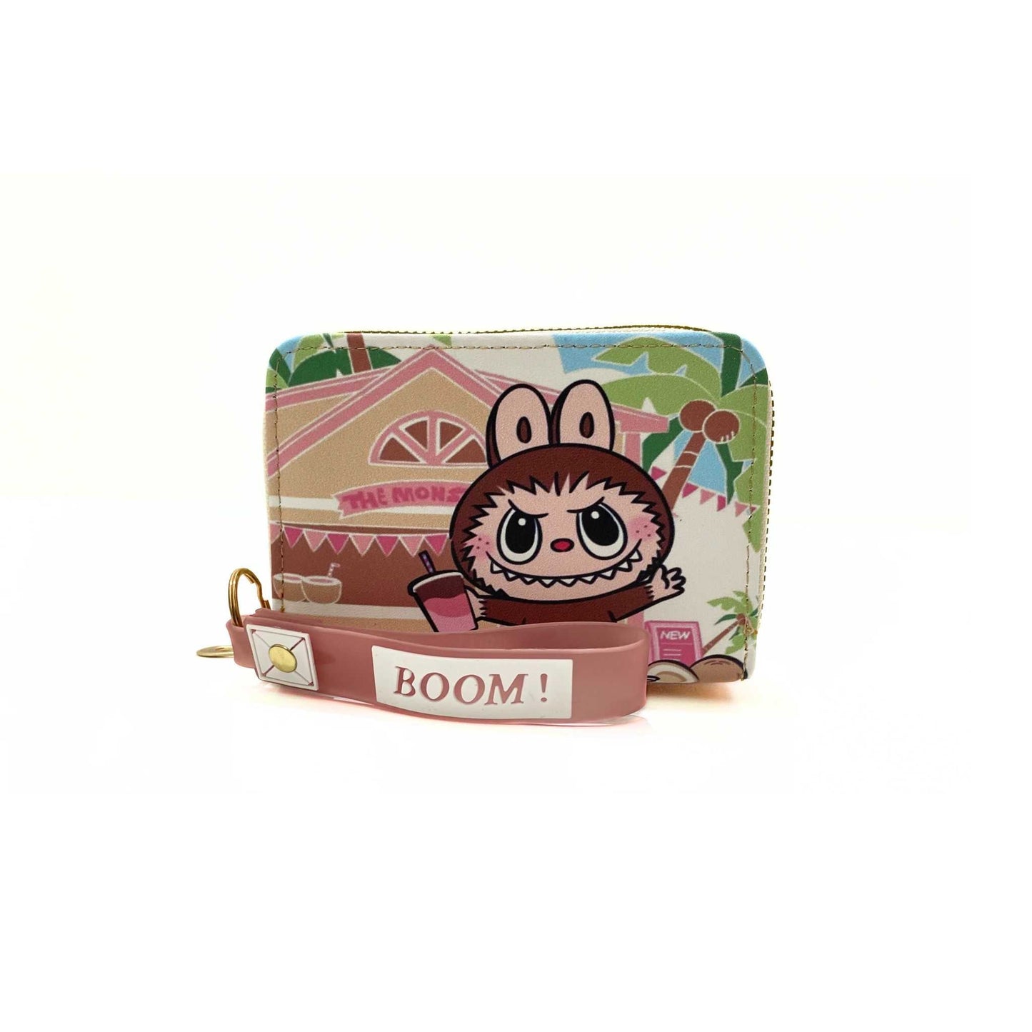 S3798 Labubu Mini Wallet with Wristlet strap