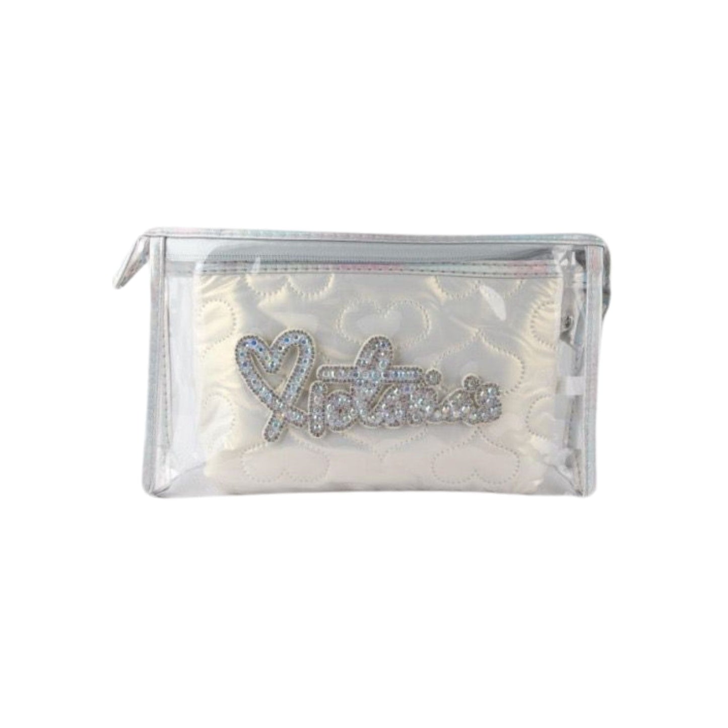 S3716 Heart Print Multi-Purpose Pouch Set
