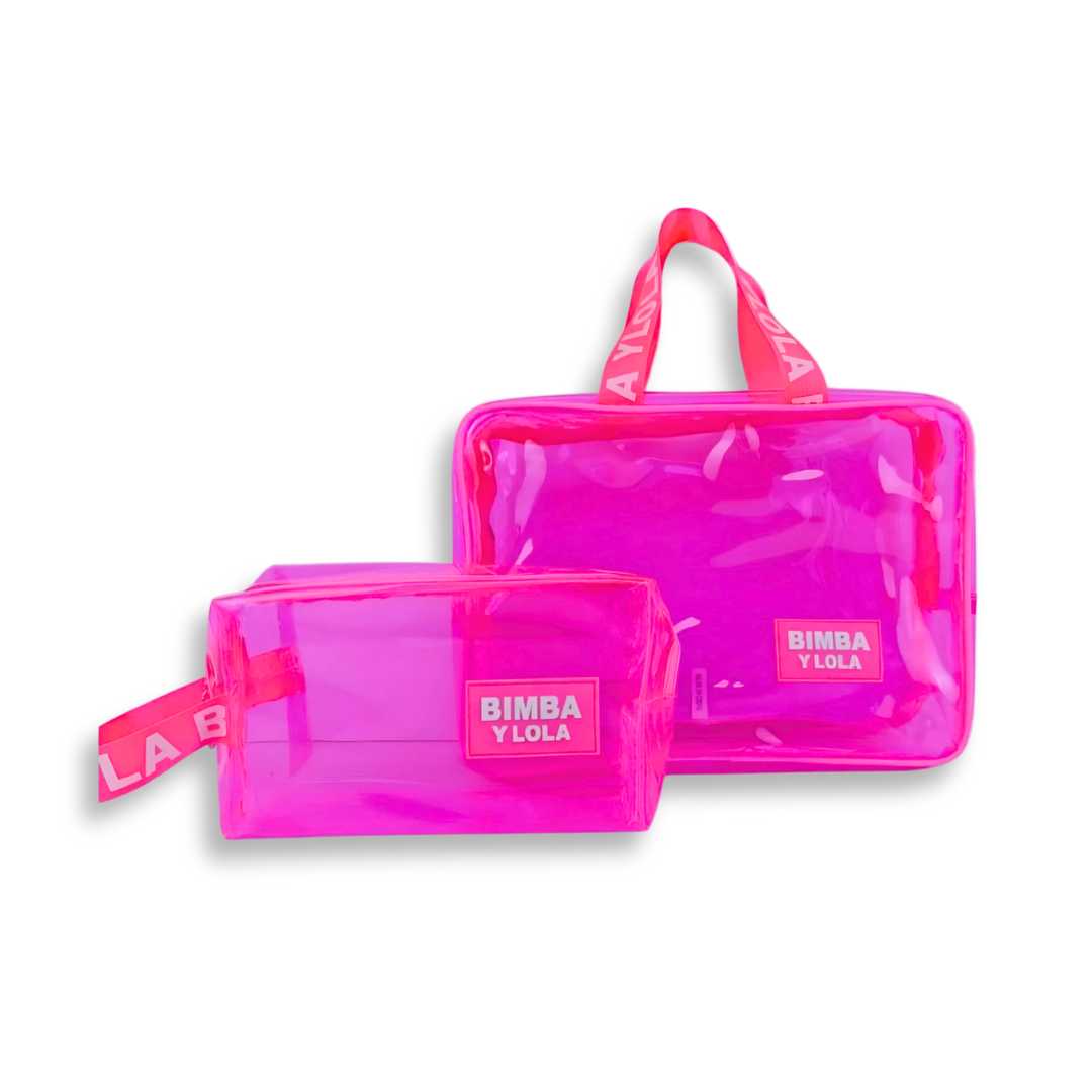 AB159 Clear Multipurpose 2 Piece Pouch Set