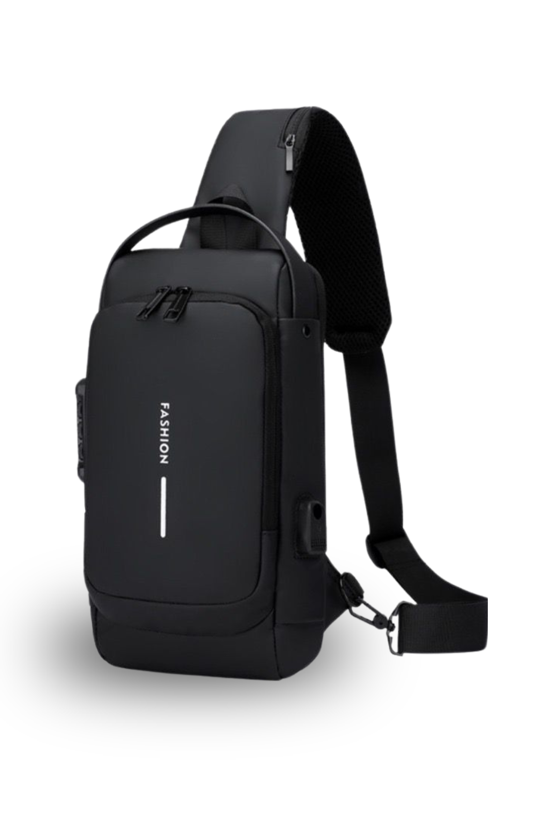 Anti-Theft USB Sling Men's Backpack