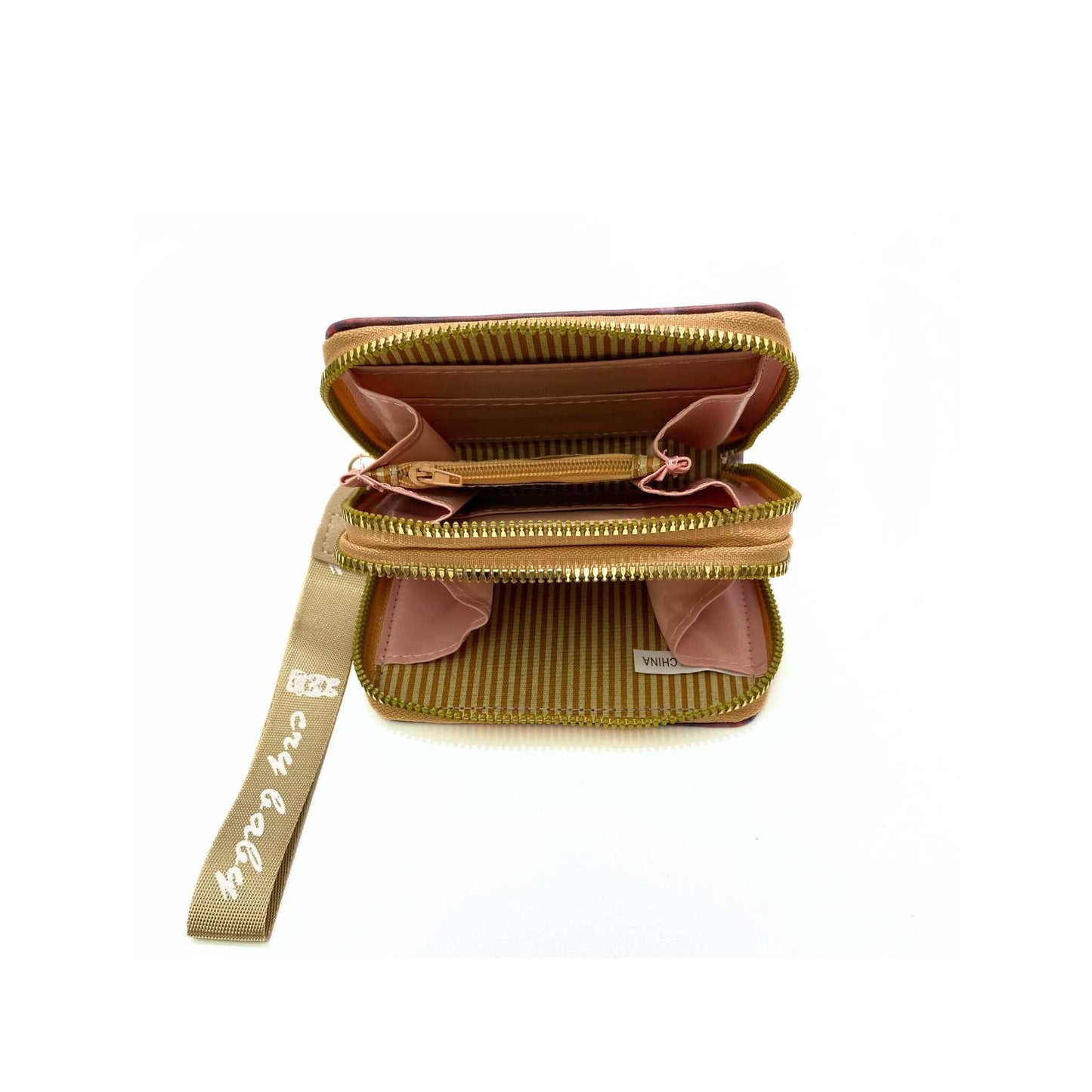 S3895 Crybaby Mini Wallet with Wristlet strap