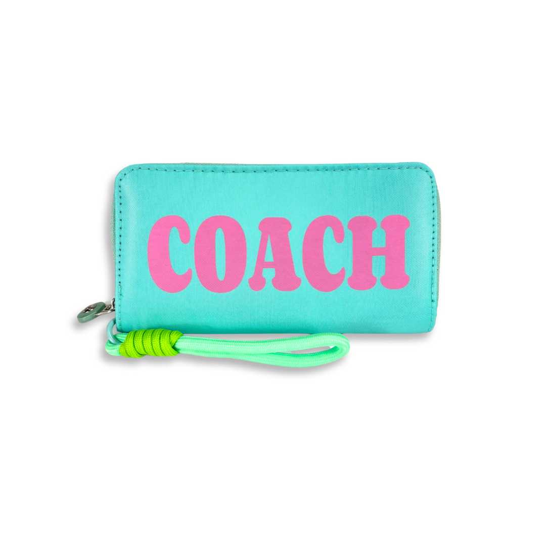 S3874 Coach Wallet with Wristlet Strap