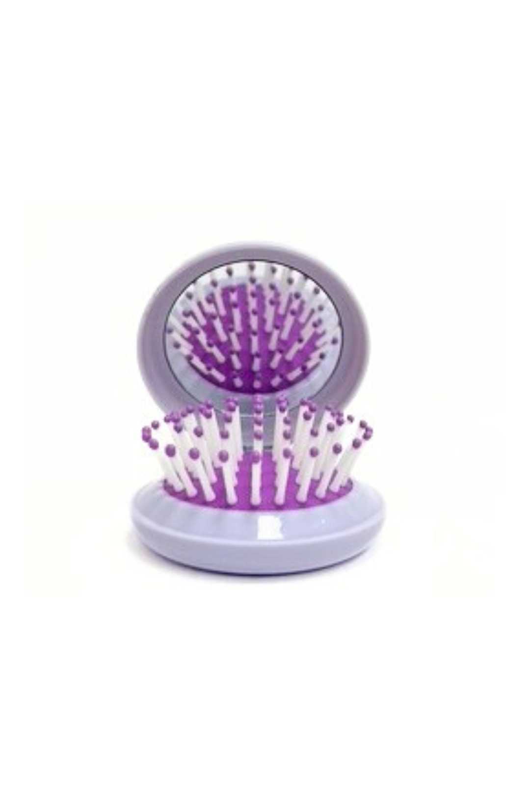 1001 2-in-1 Compact Mirror and Hairbrush