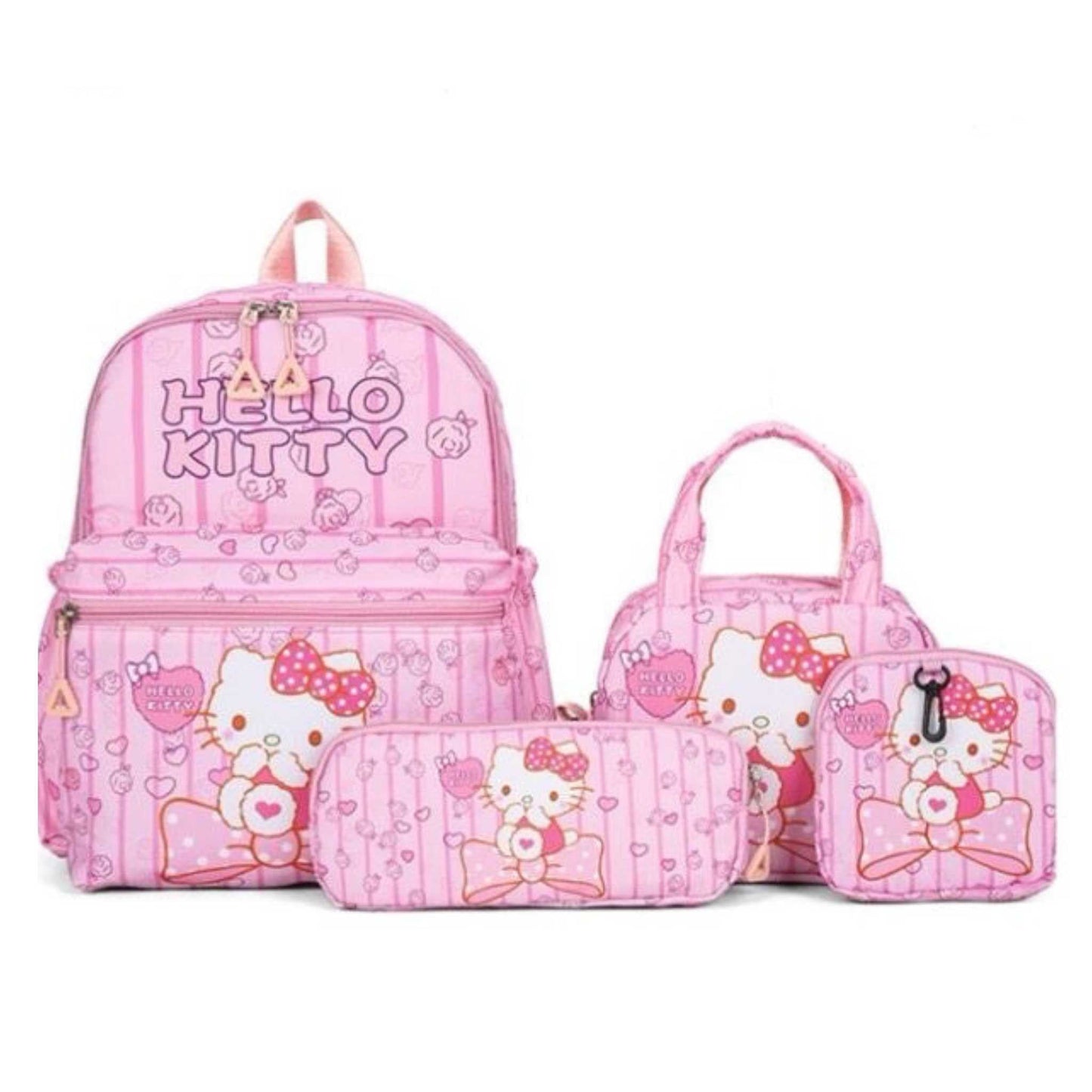 G504 Hello Kitty 4 Piece Backpack Set
