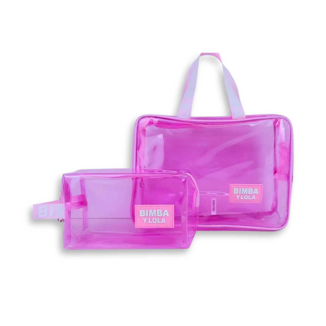 AB159 Clear Multipurpose 2 Piece Pouch Set