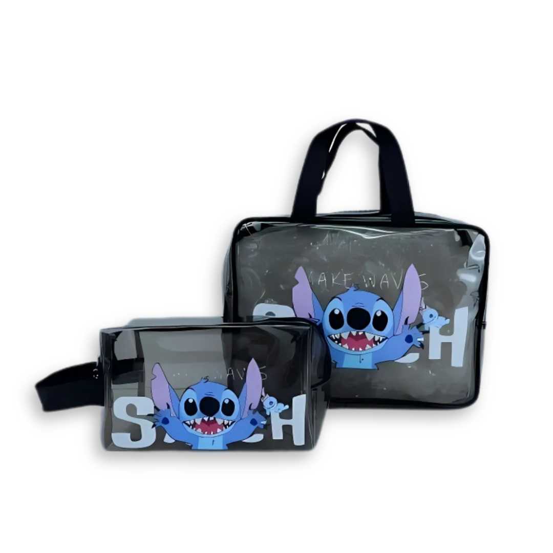 AB194 Lilo & Stitch 2 Piece Multipurpose Pouch Set