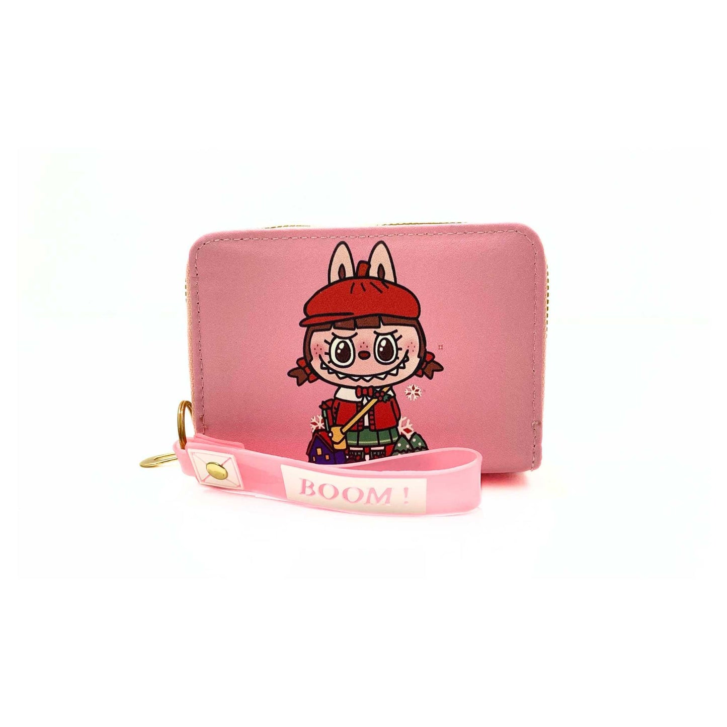 S3798 Labubu Mini Wallet with Wristlet strap