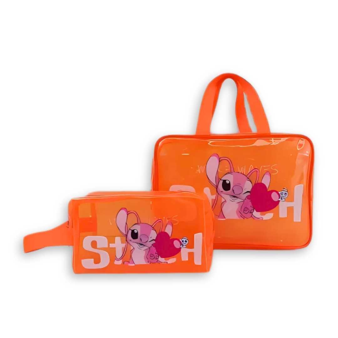 AB194 Lilo & Stitch 2 Piece Multipurpose Pouch Set