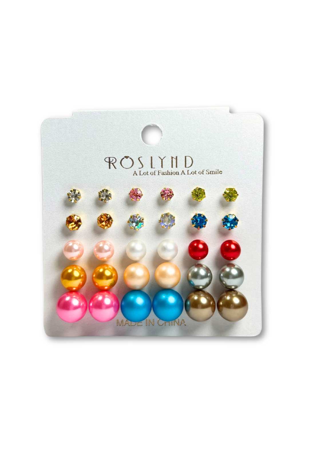 985 Multi shape stud Earrings