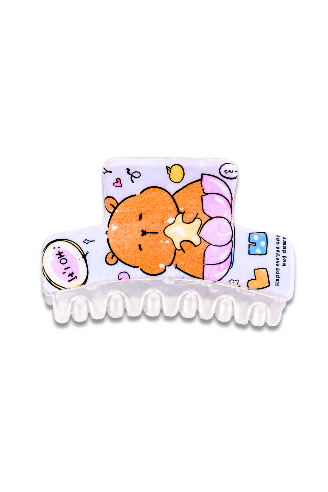 Mini Capybara Hair Claw Clip