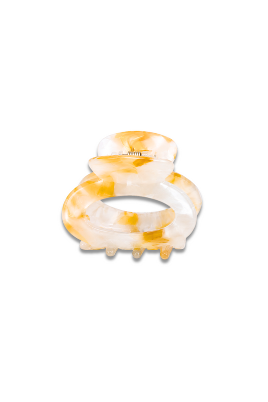 Marble Mini Hair Claw Clip