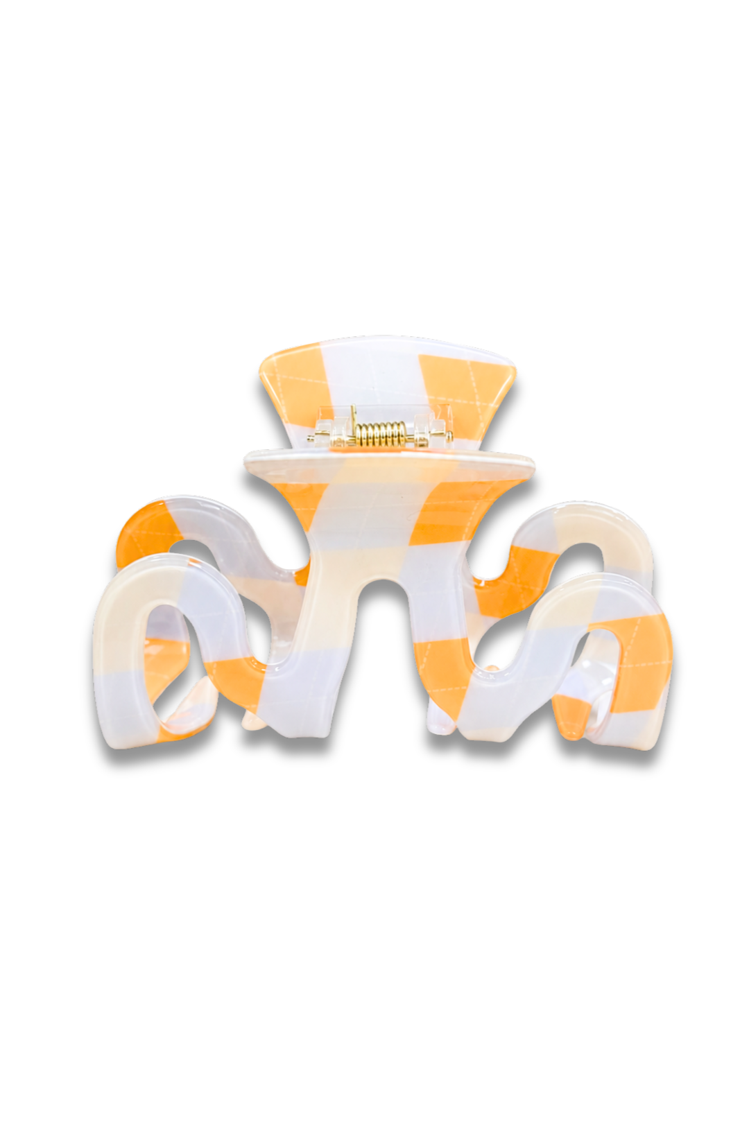 Abstract Wavy Hair Claw Clip