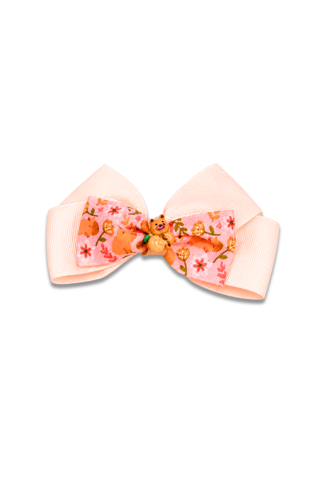 Capybara Hair Bow Clip