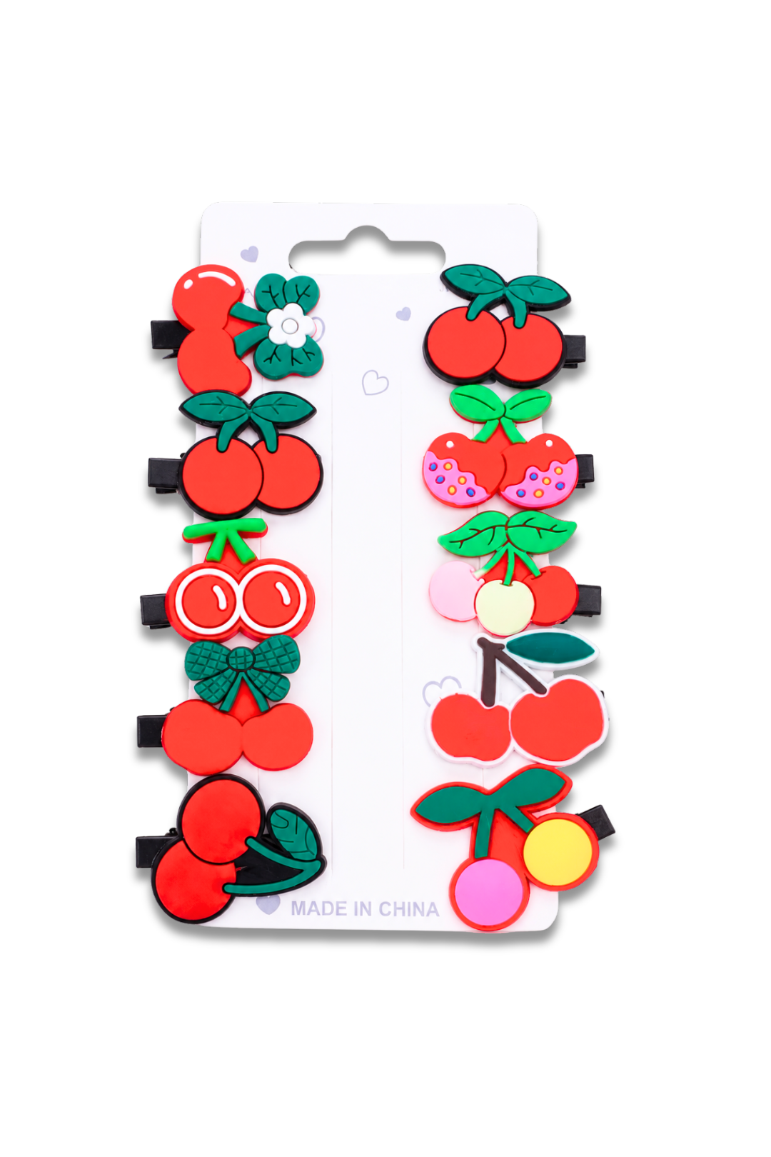 Assorted Cherry Hair Clips