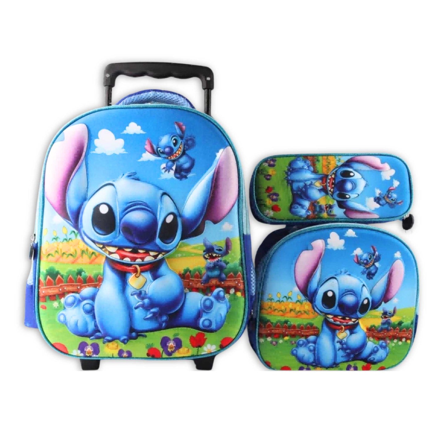 Lilo & Stitch 3 Piece Trolley Backpack Set