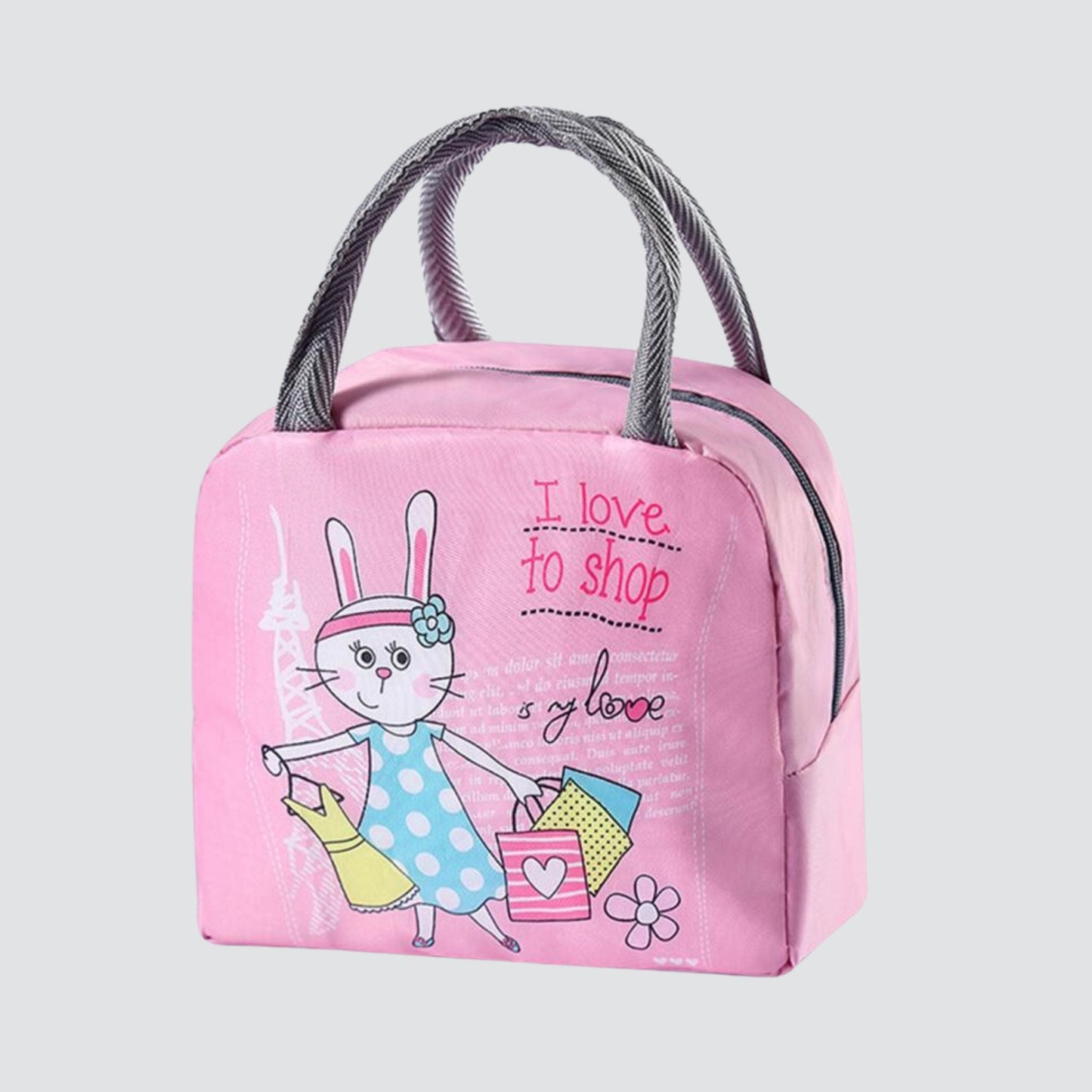 A1539 Animal Print Insulated Lunch Bag