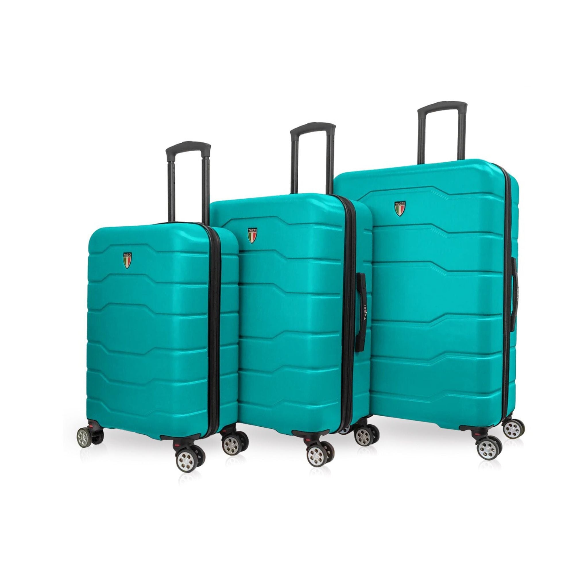 Tucci Aqua Green Hard Case Luggages Prices Coming Soon