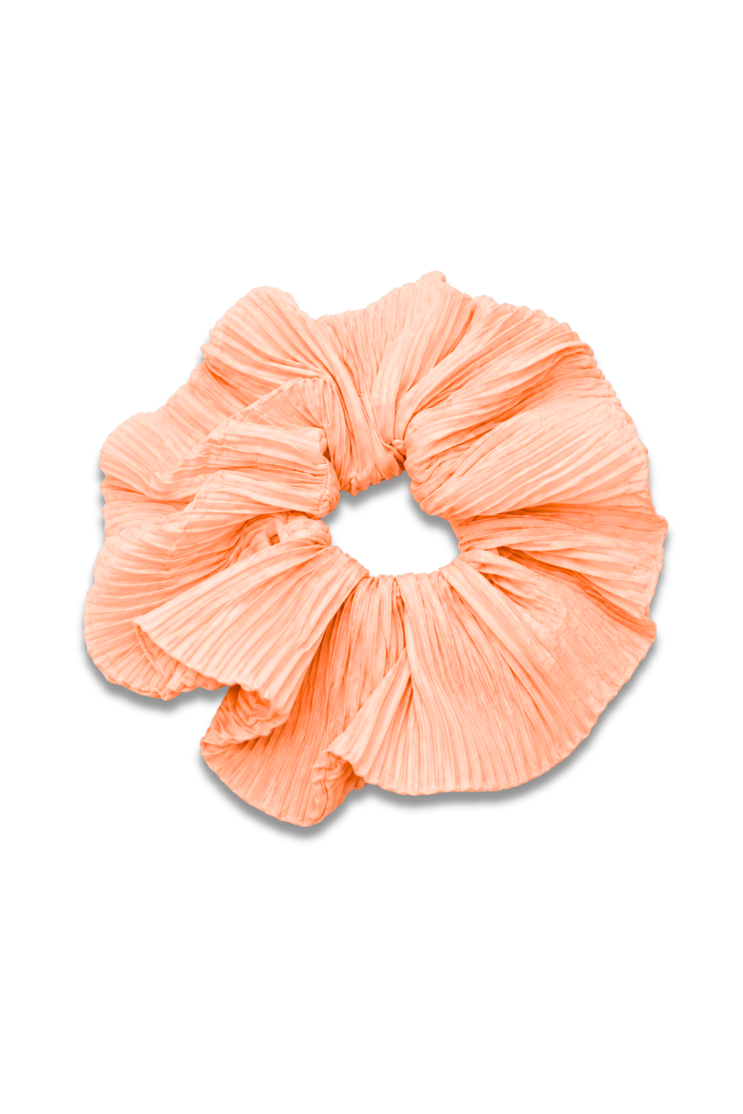 Pleated Satin Hair Scrunchie