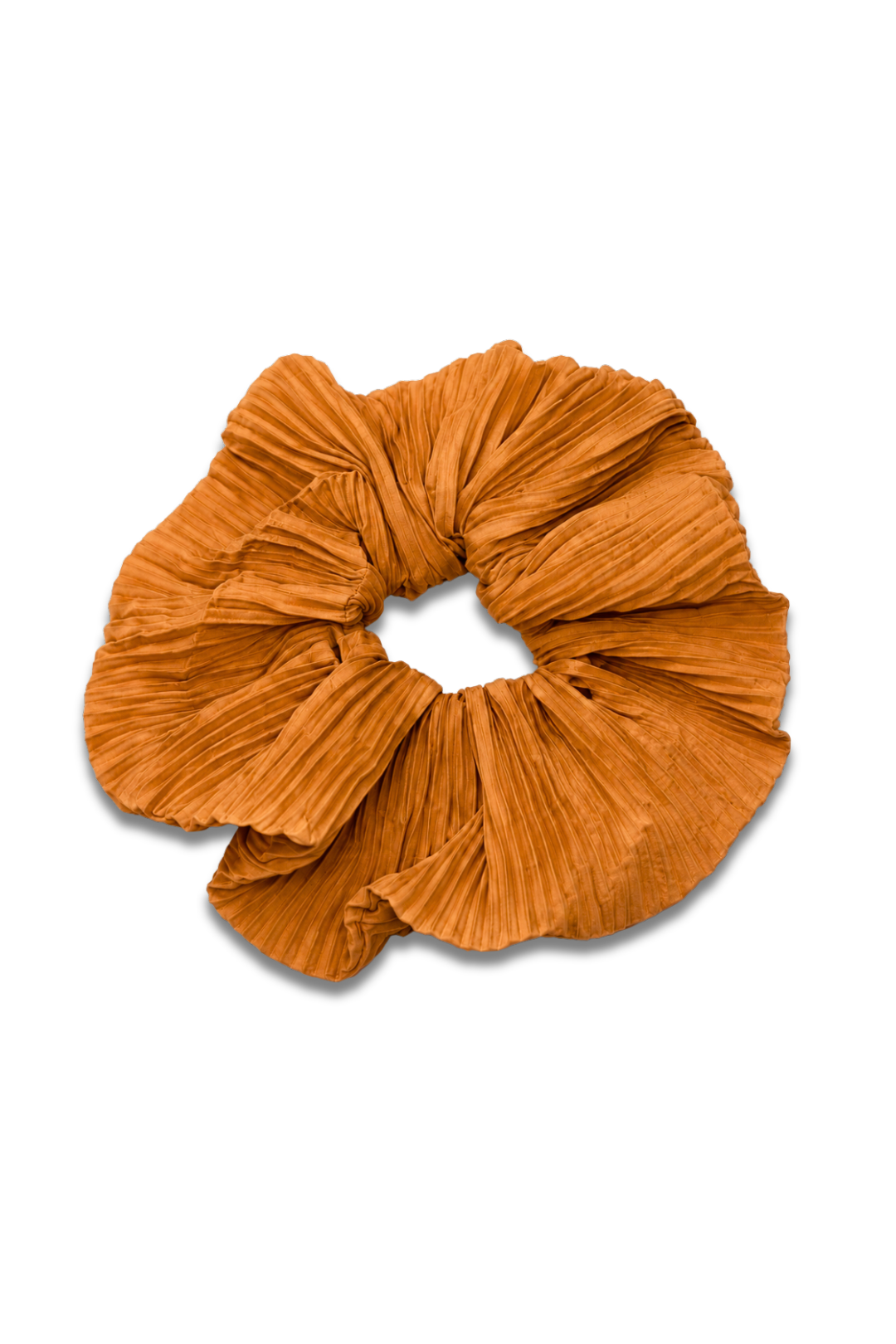 Pleated Satin Hair Scrunchie