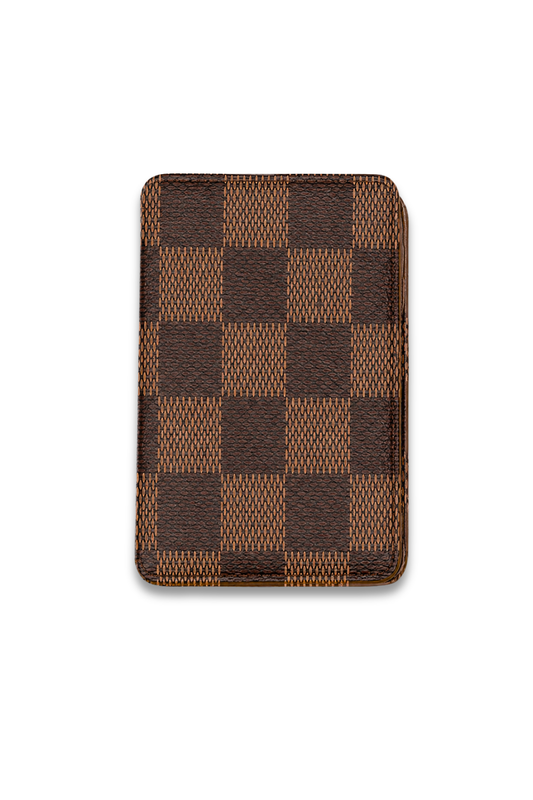 Checkered Cosmetic Compact Mirror