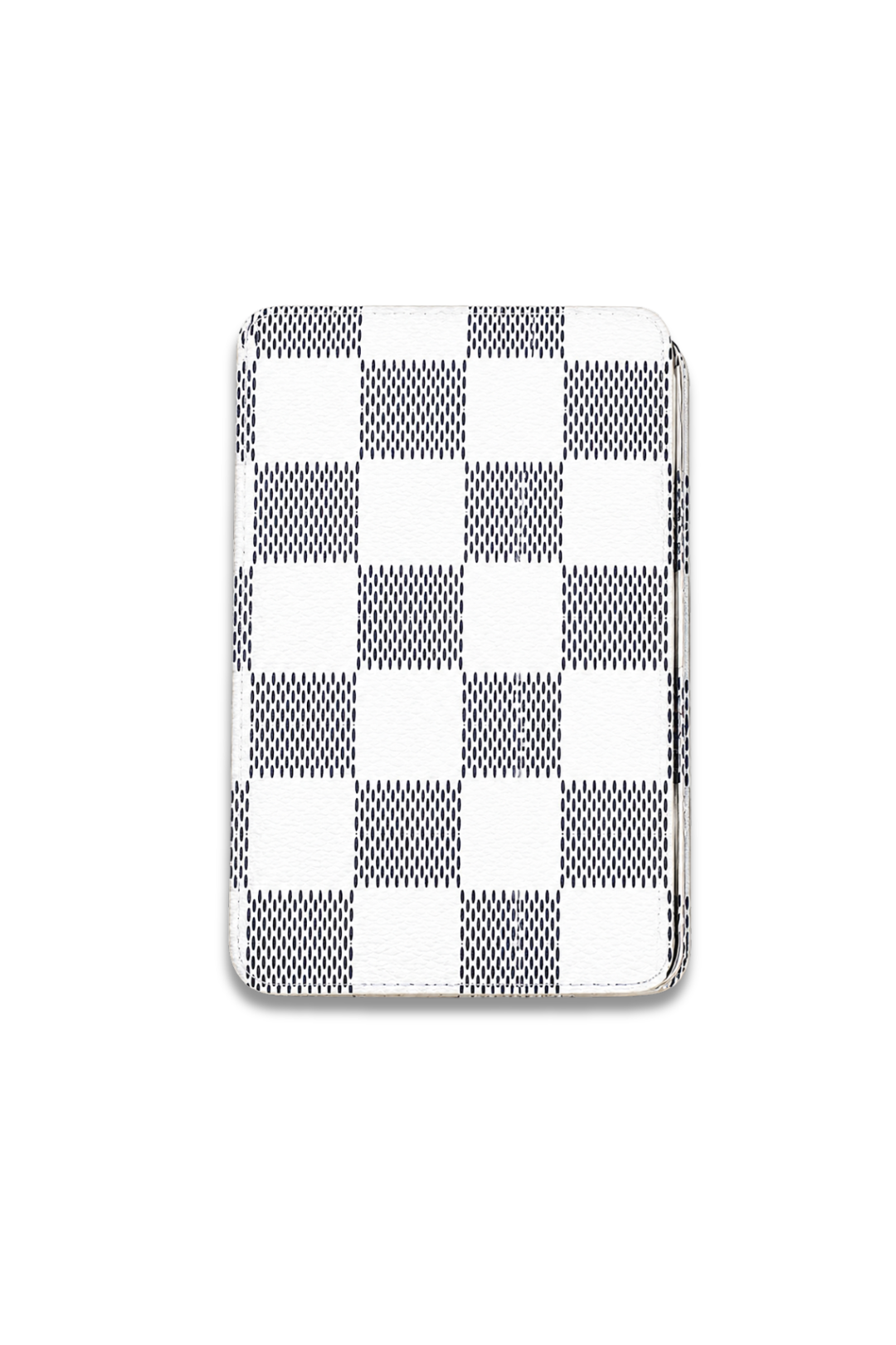 Checkered Cosmetic Compact Mirror