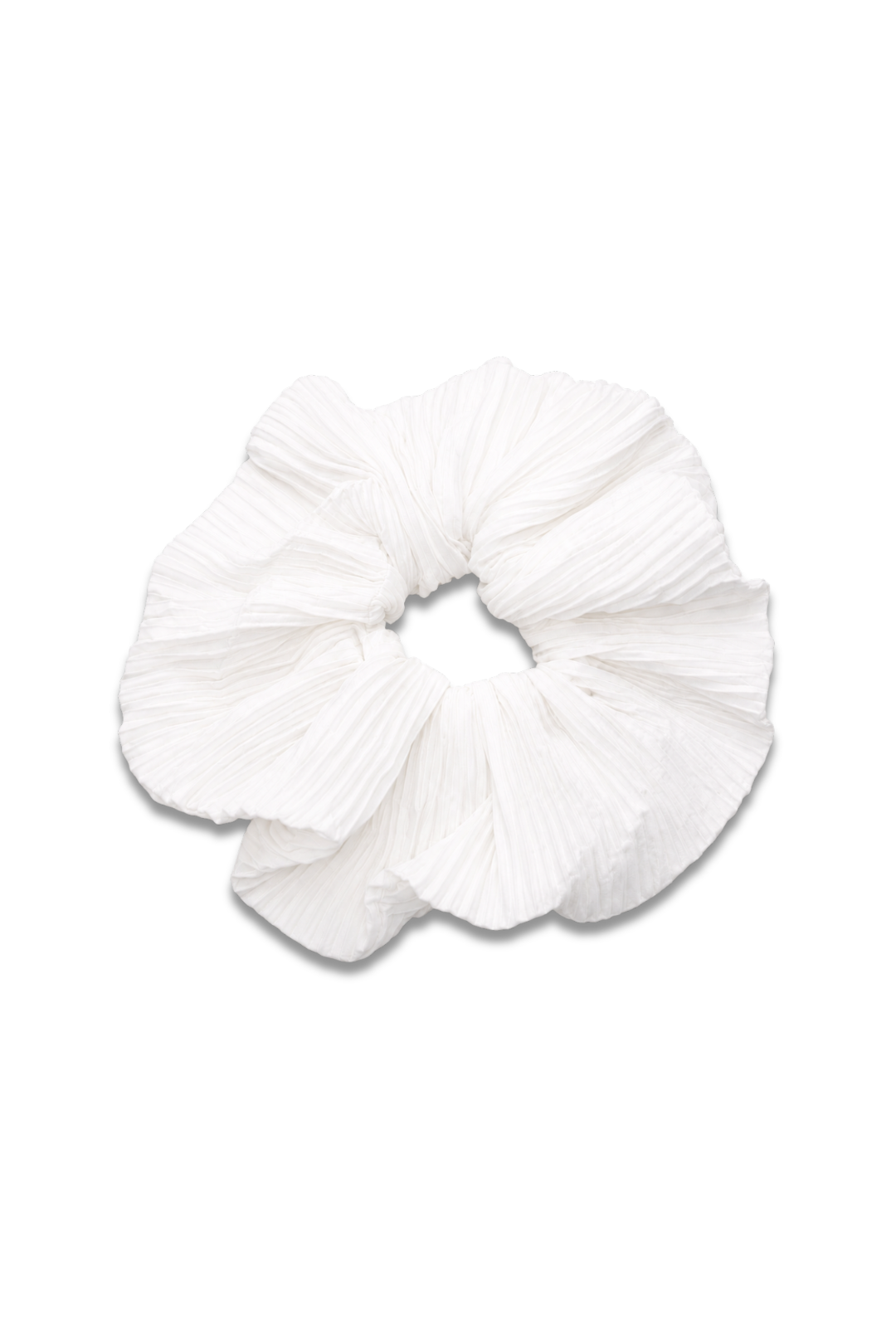 Pleated Satin Hair Scrunchie