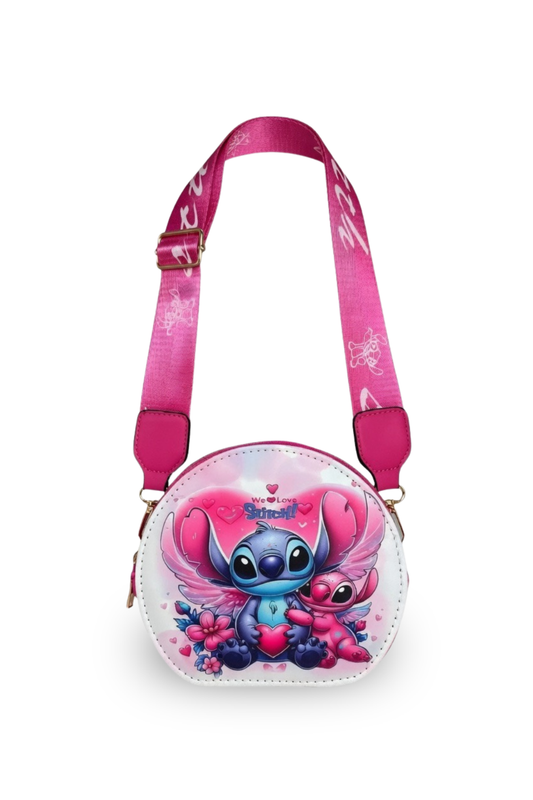Cartoon Mini Round Crossbody Bag