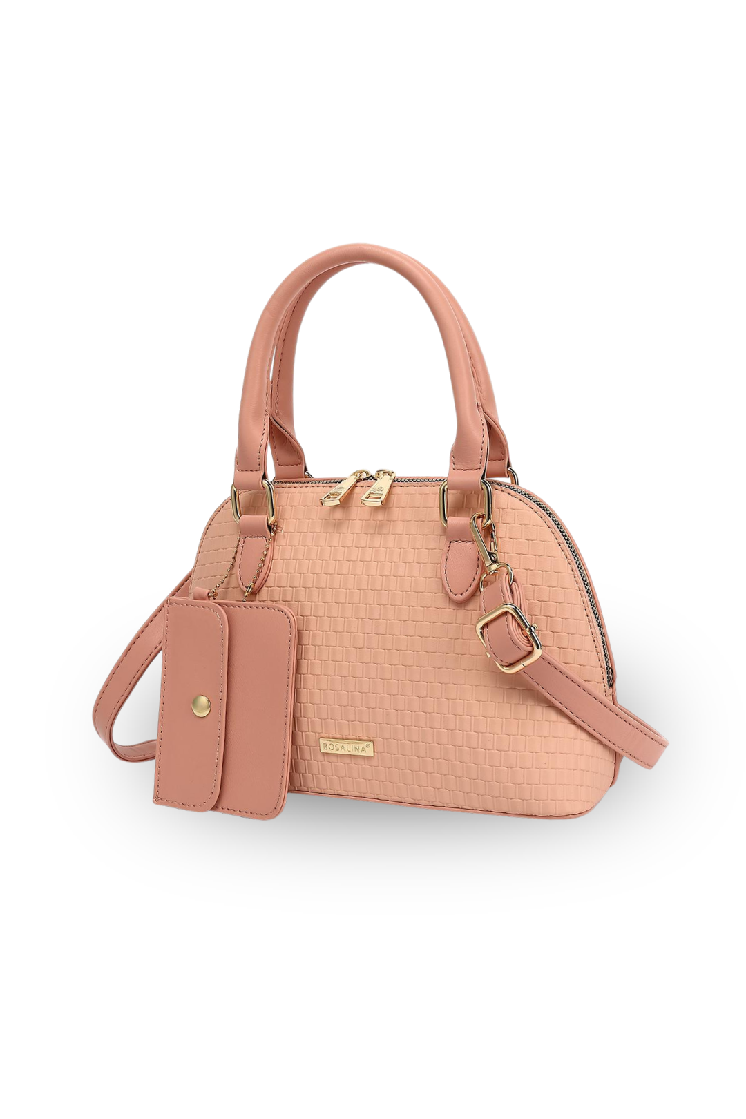 Textured Structured Handbag