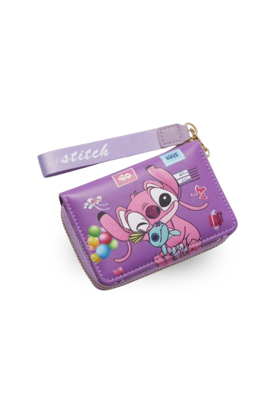 Cute Cartoon Character Mini Wallet with Wrist Strap