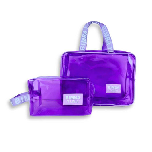 AB159 Clear Multipurpose 2 Piece Pouch Set