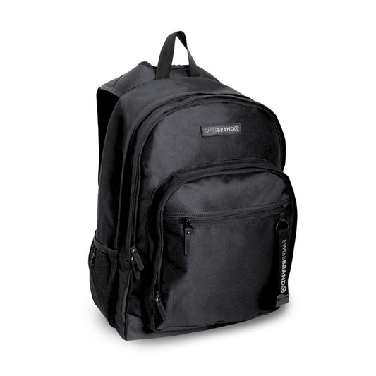 Swiss Brand Gilway Backpack - Black <br><span style= "color:#FF0000;"><strong> Prices Coming Soon </strong></span>