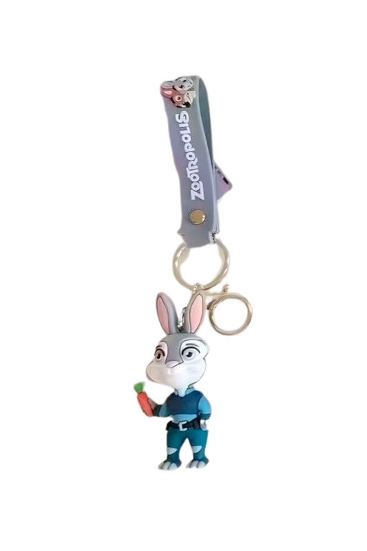 Cartoon Character Keychain Set