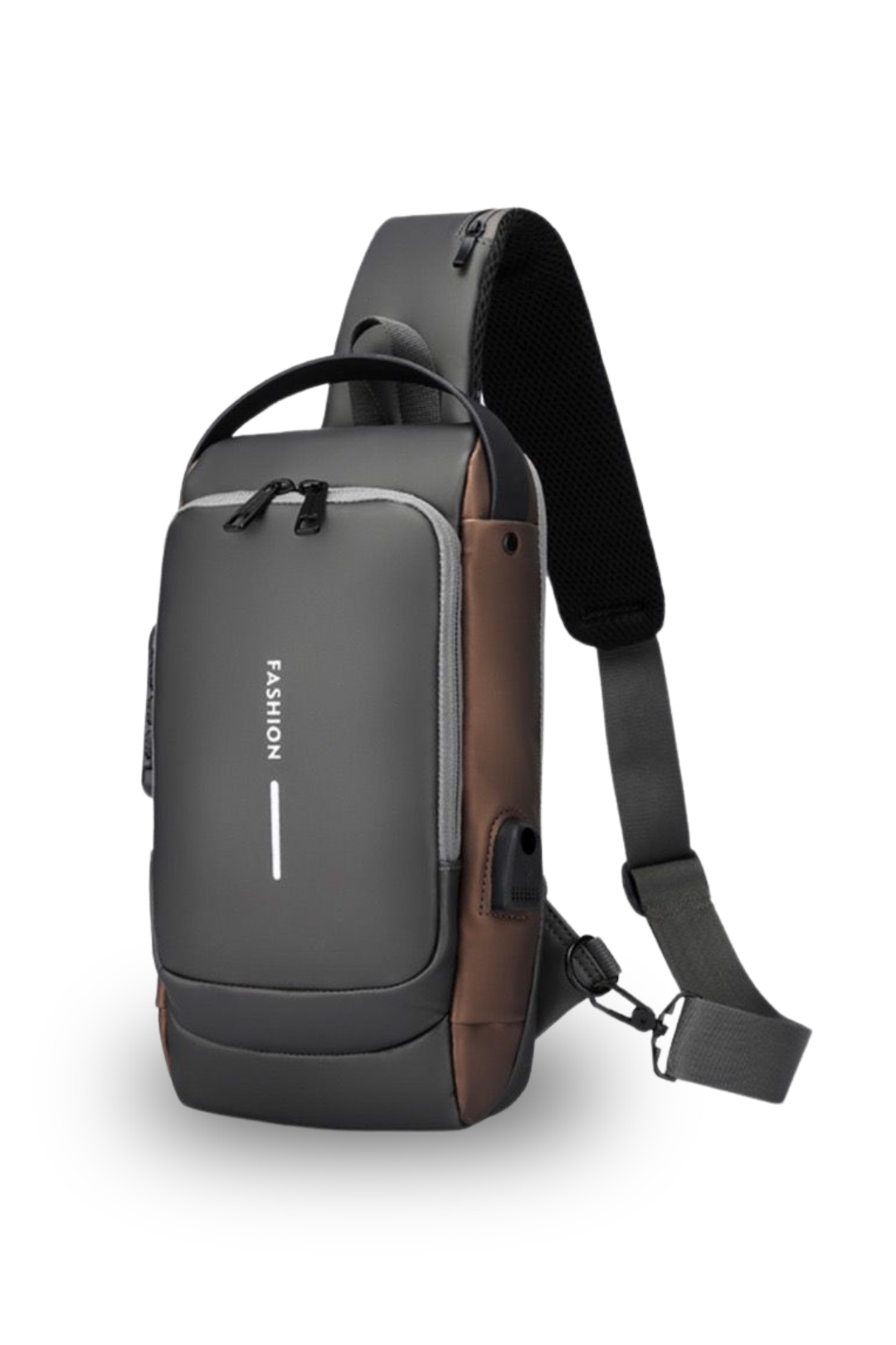 Anti-Theft USB Sling Men's Backpack