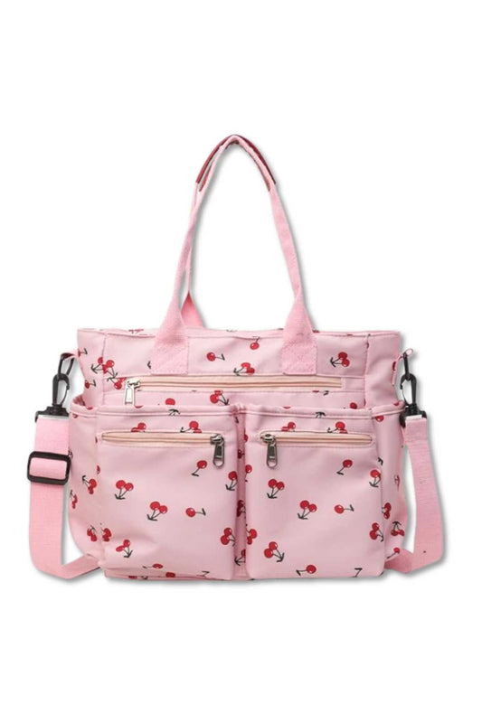AB413 Cherry Print Tote Bag