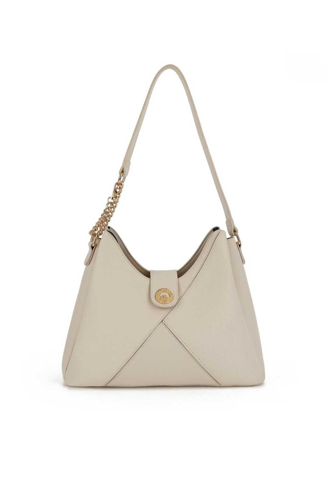 Bosalina Pattern Shoulder Bag With Gold Accent Chain