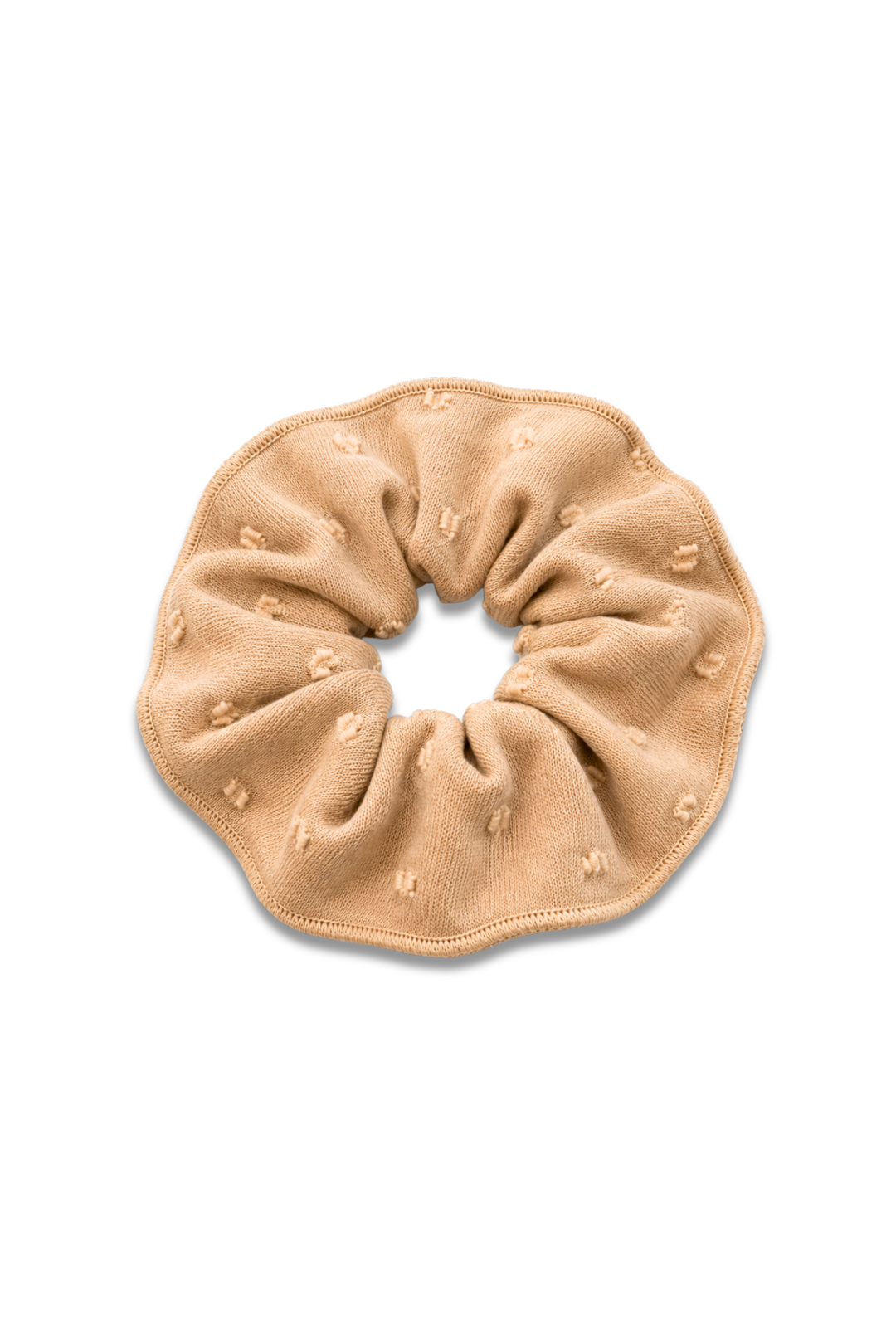 Textured Knit Hair Scrunchie