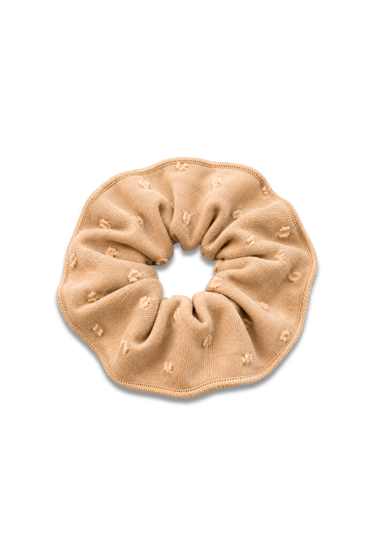 Textured Knit Hair Scrunchie