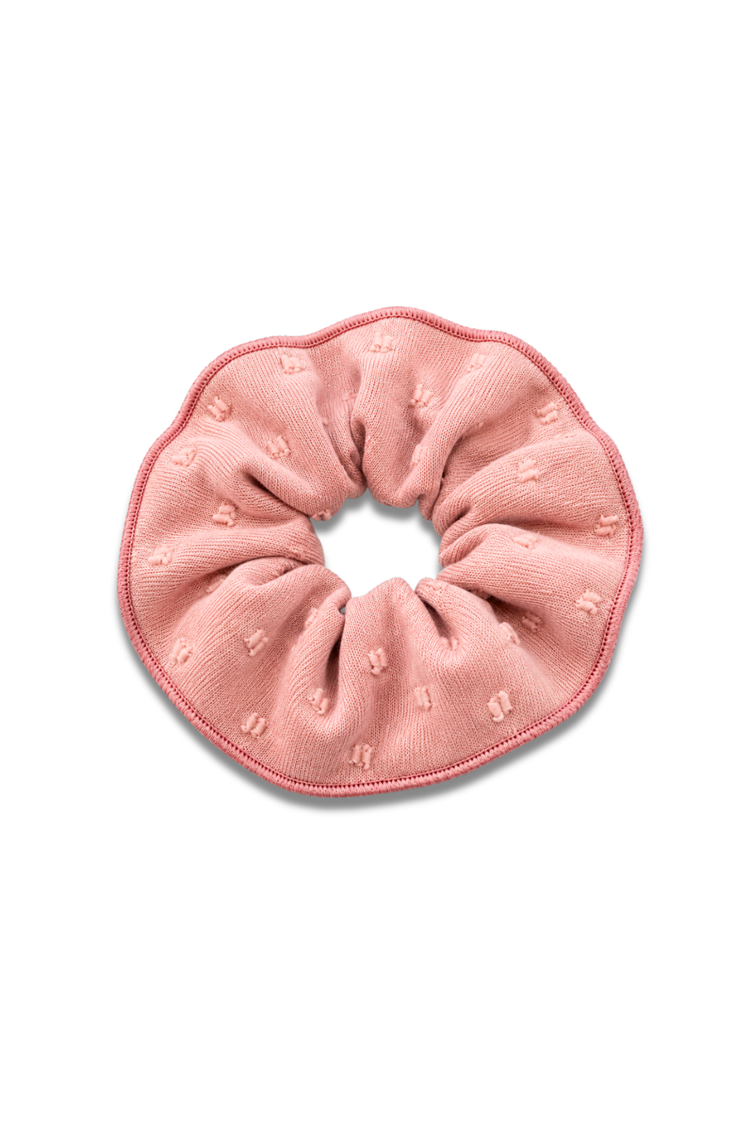 Textured Knit Hair Scrunchie