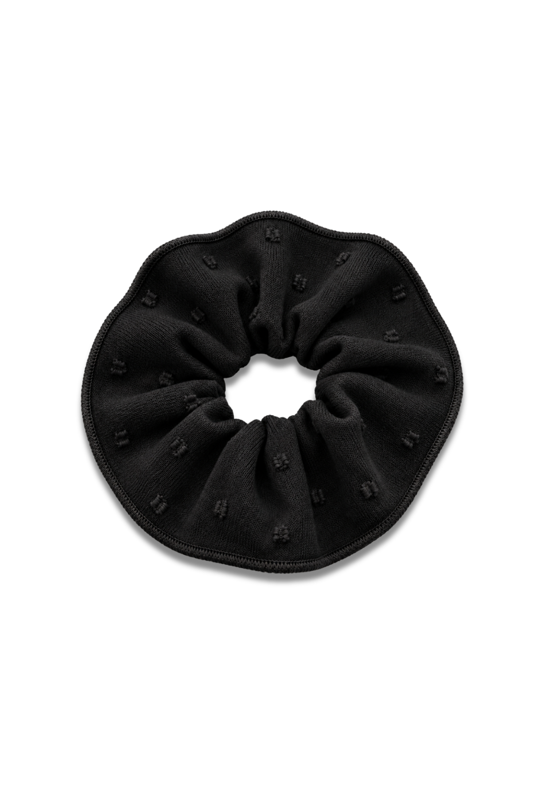 Textured Knit Hair Scrunchie