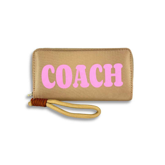 S3874 Coach Wallet with Wristlet Strap