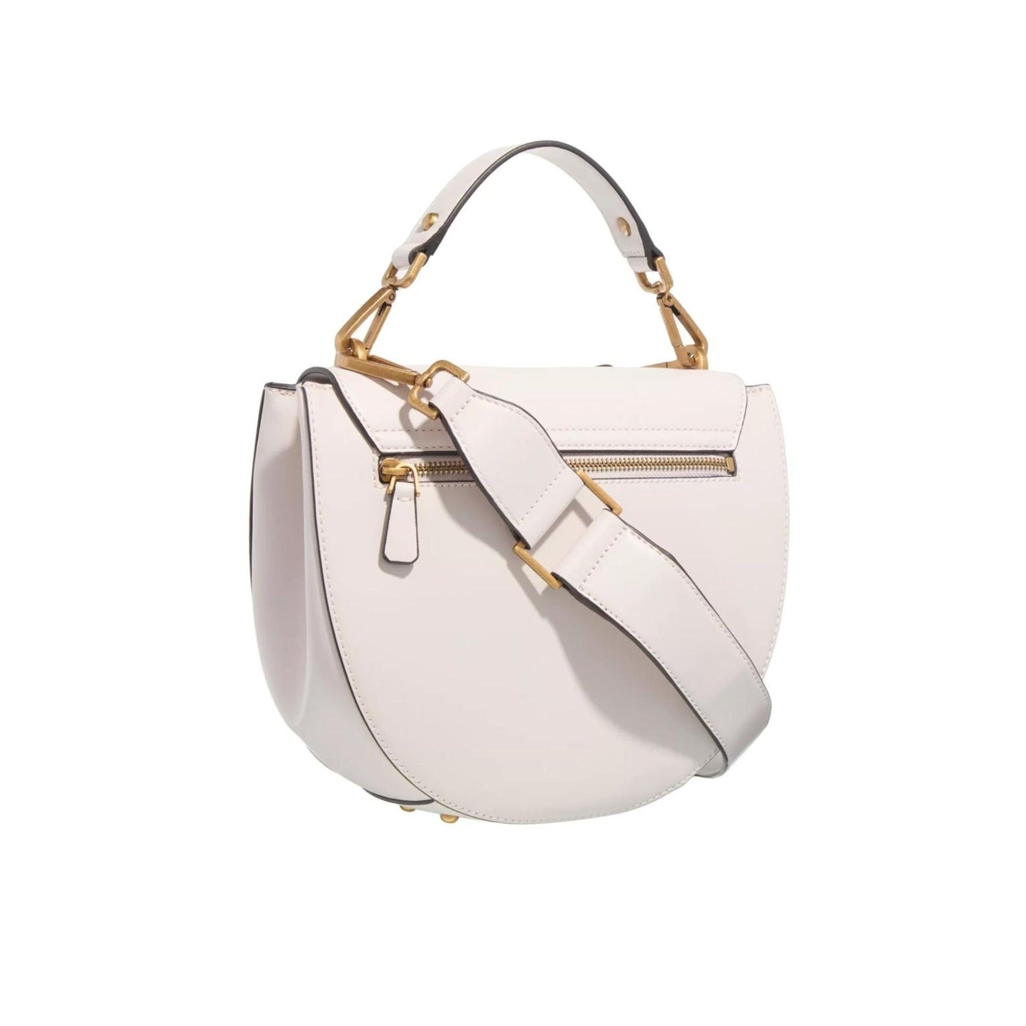 Guess Fleet Flap Saddle Bag - Stone