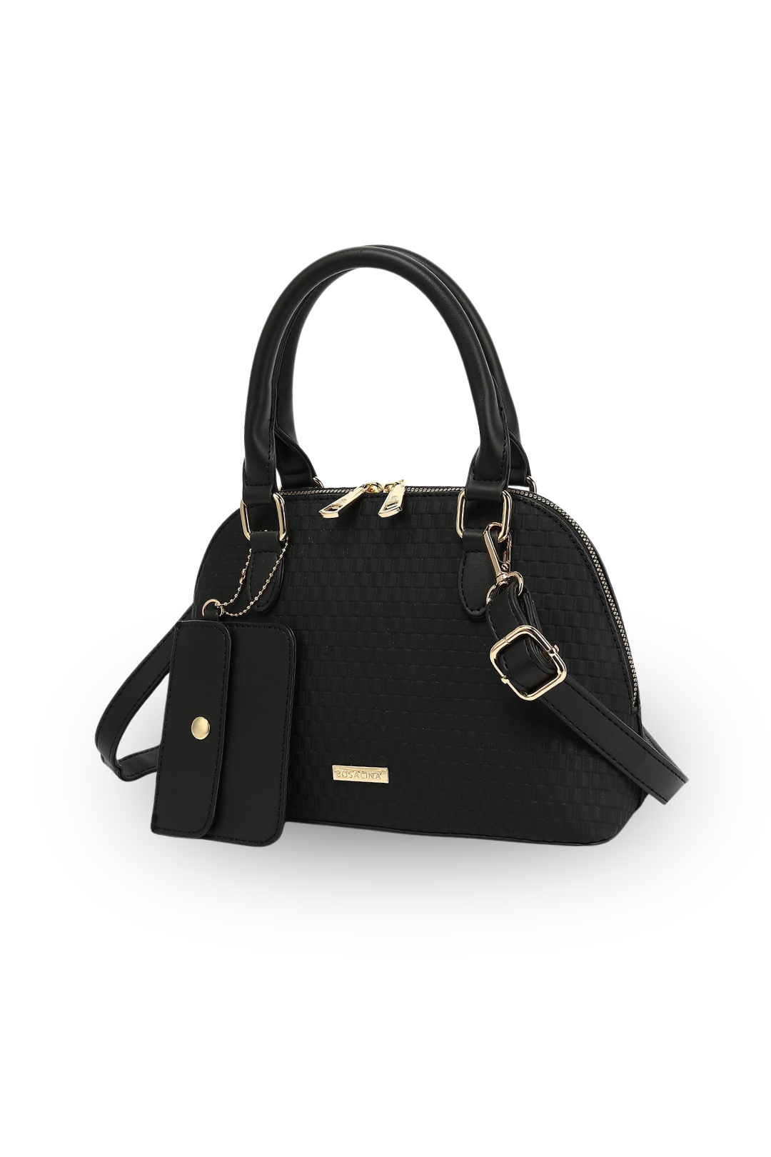 Textured Structured Handbag