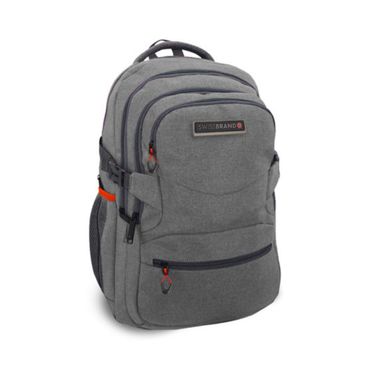 Swiss Brand Algiers Backpack - Grey <br><span style= "color:#FF0000;"><strong> Prices Coming Soon </strong></span>