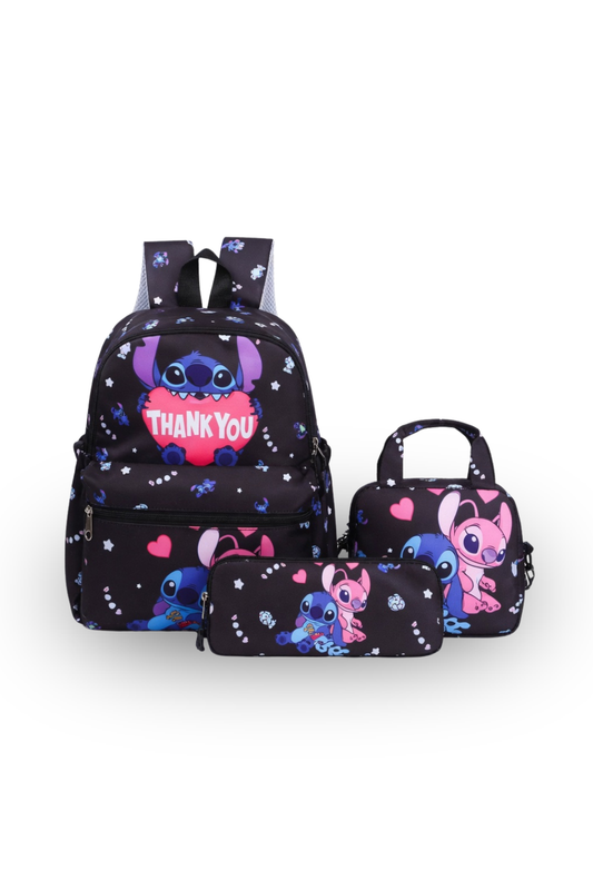 Kids 4-Piece Stitch Backpack Set