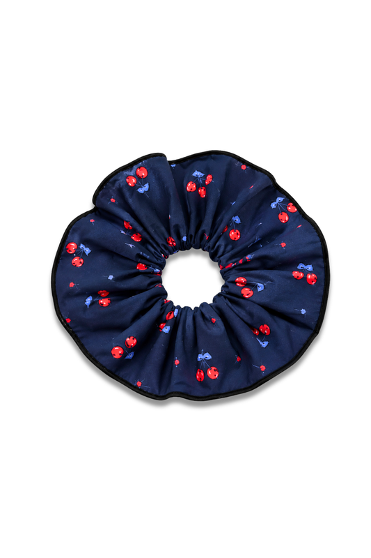 Cherry Print Hair Scrunchie
